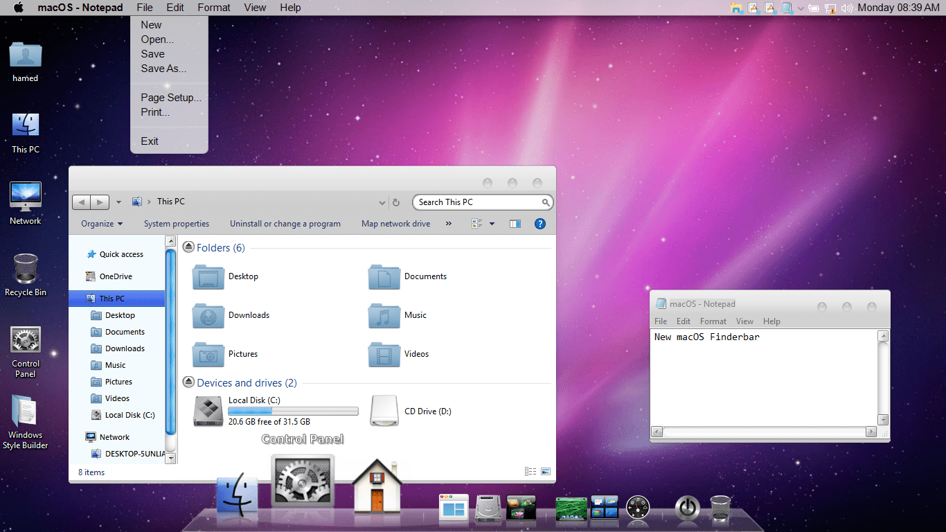 Download Mac Os For Windows 7 Theme